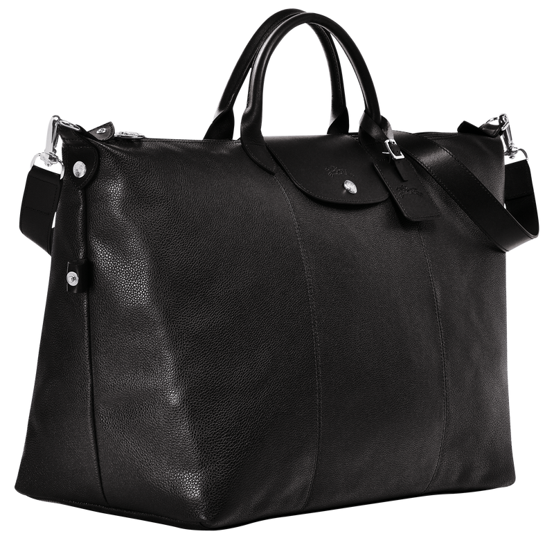 Le Foulonné XL Travel bag Black - Leather