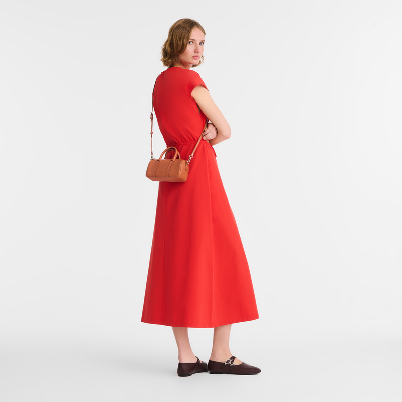 Daylong S Handbag Cognac - Leather