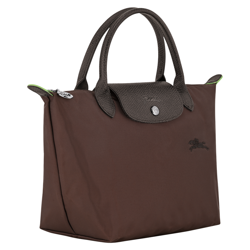 Le Pliage Green S Handbag Mocha - Recycled canvas