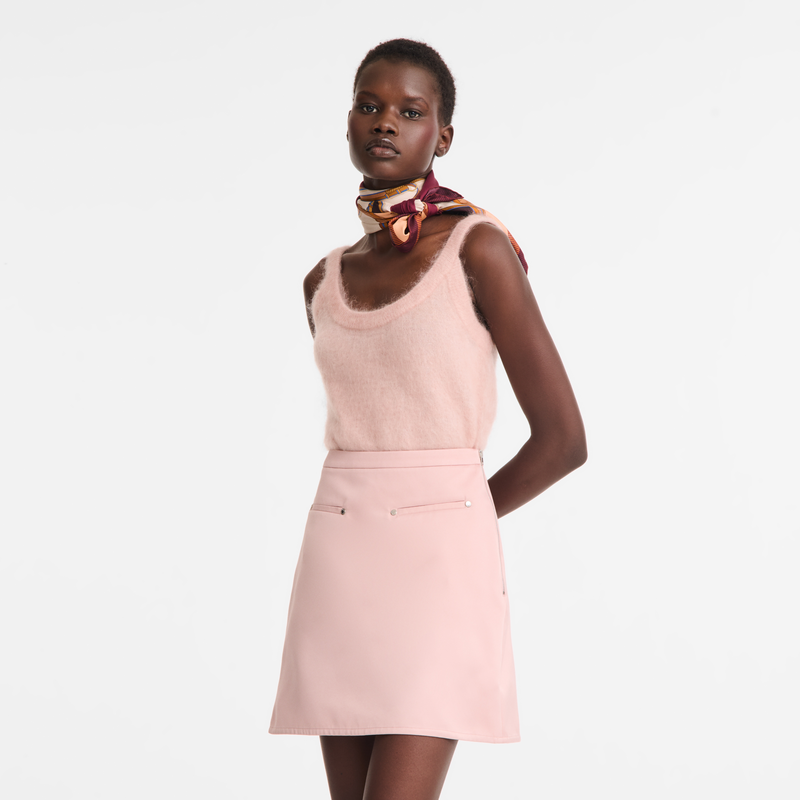 Skirt Pink Tea - Techno satin