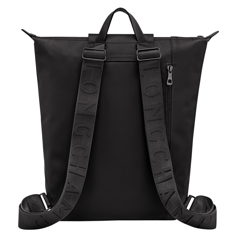 Le Pliage Xtra M Backpack Black - Leather