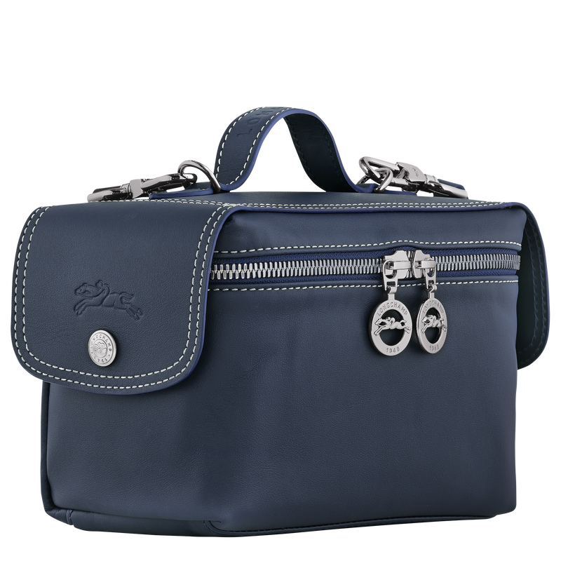 Le Pliage Xtra XS Toolkit bag Navy - Leather