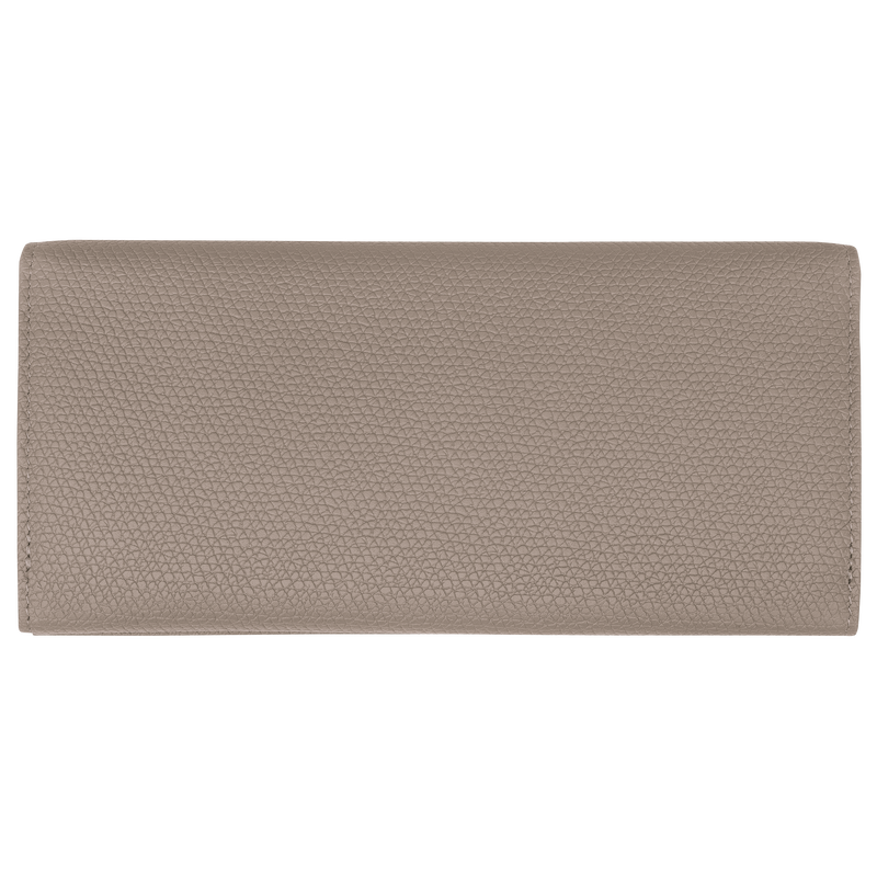 Le Roseau Long continental wallet Clay - Leather