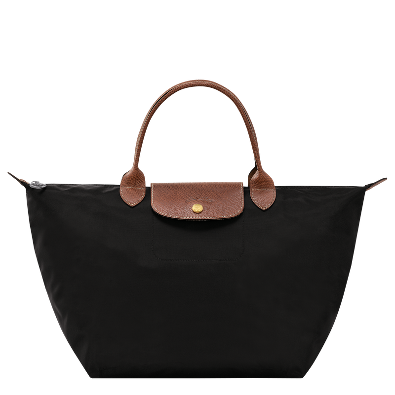 Le Pliage Original M Handbag Black - Recycled canvas