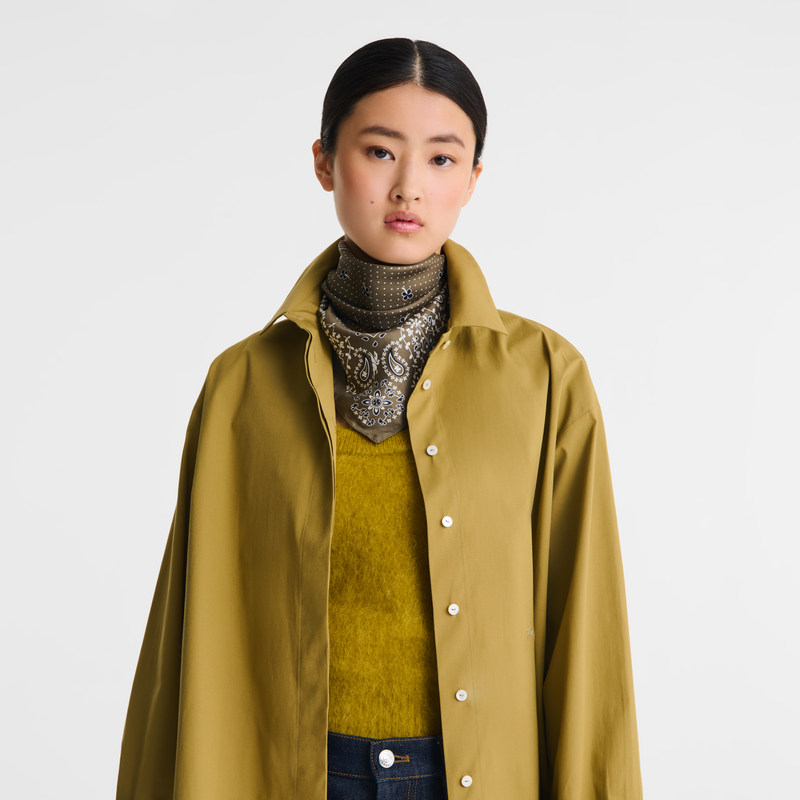 French Bandana Silk scarf 50 Artichoke - Silk