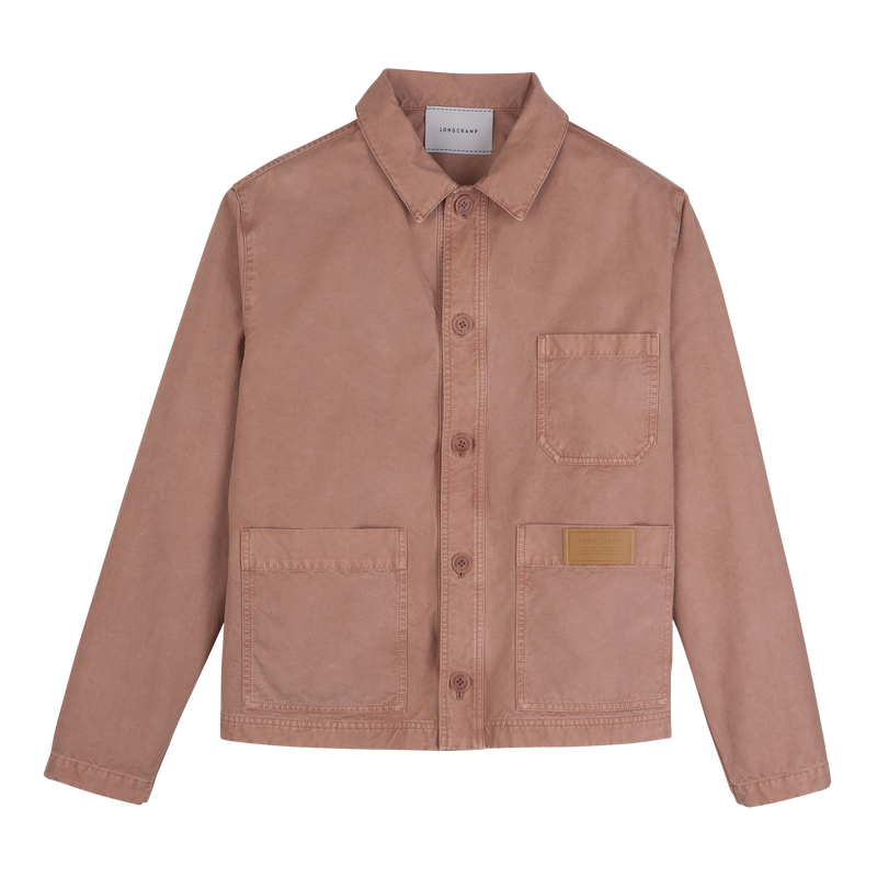 Jacket Pink Tea - Overdyed cotton