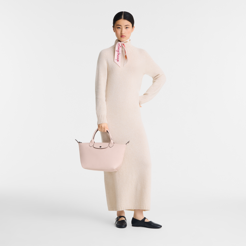 Le Pliage Xtra S Handbag Nude - Leather