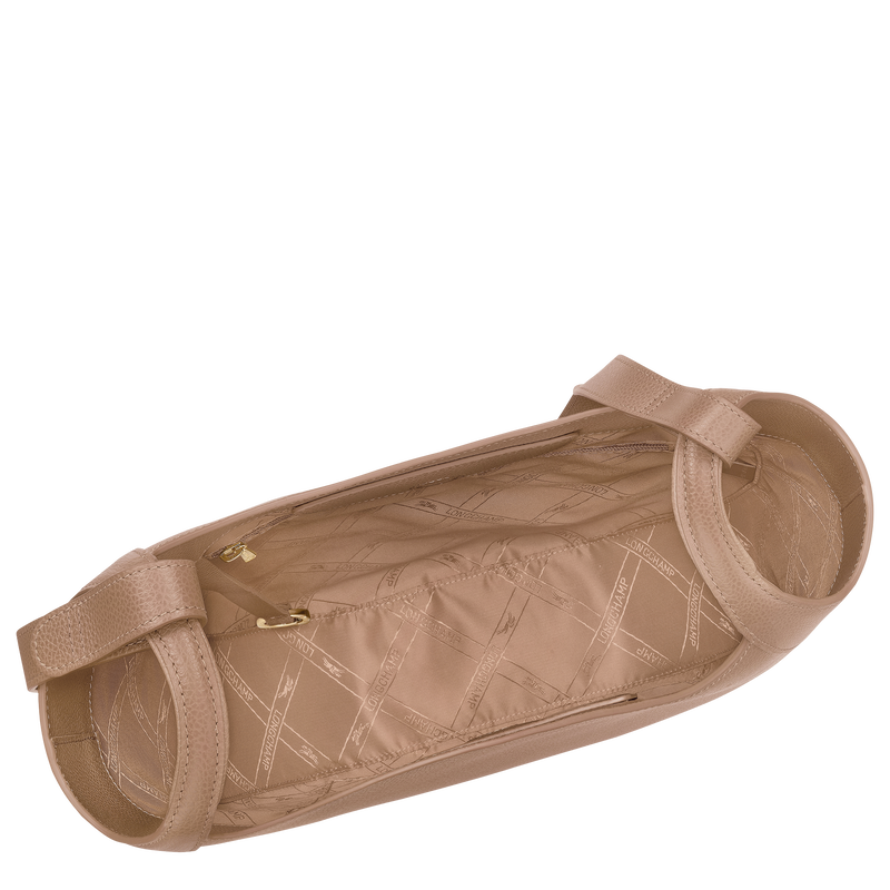 Le Foulonné L Hobo bag Biscuit - Leather