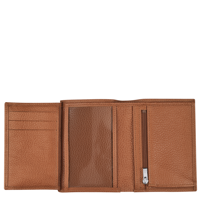 Le Foulonné Wallet Caramel - Leather