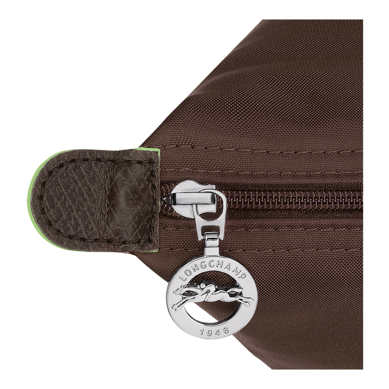 Le Pliage Green M Handbag Mocha - Recycled canvas
