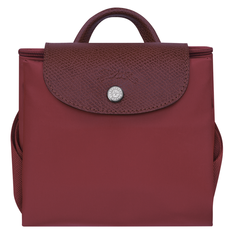 Le Pliage Green M Backpack Pomegranate - Canvas