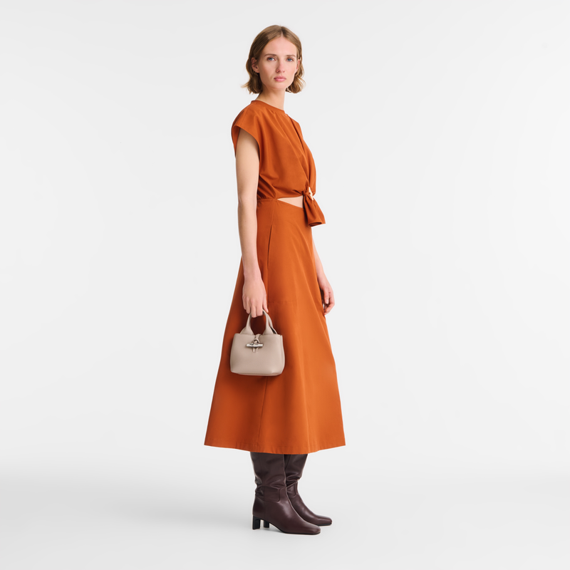 Le Roseau XS Handbag Clay - Leather