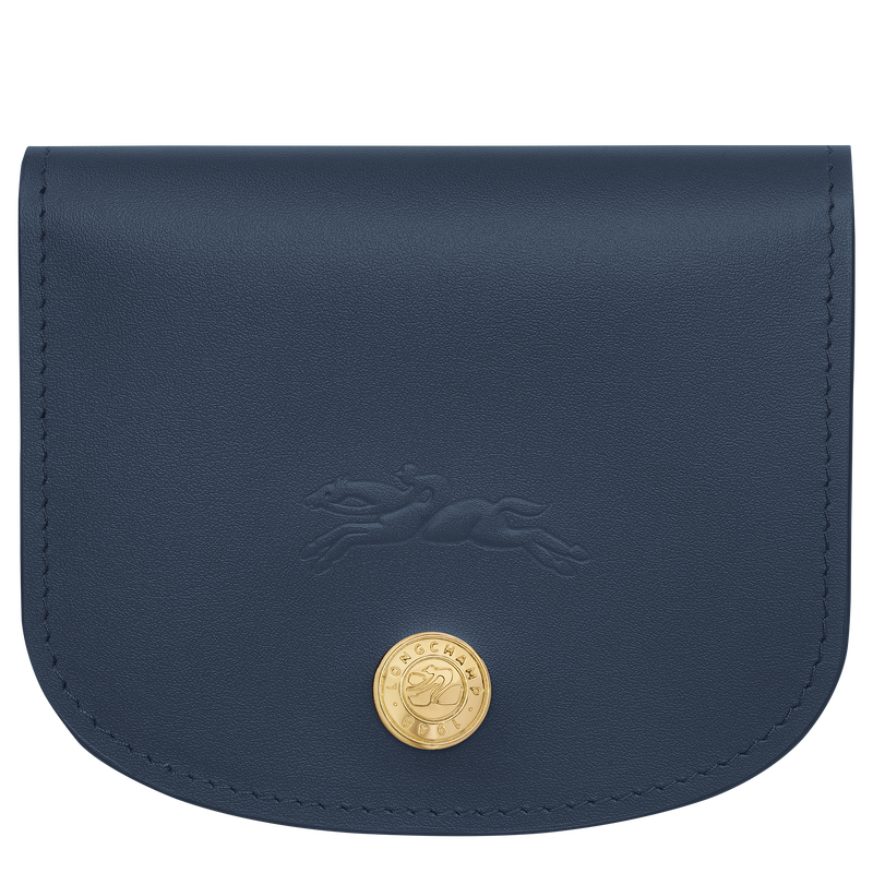 Épure Card holder Navy - Leather