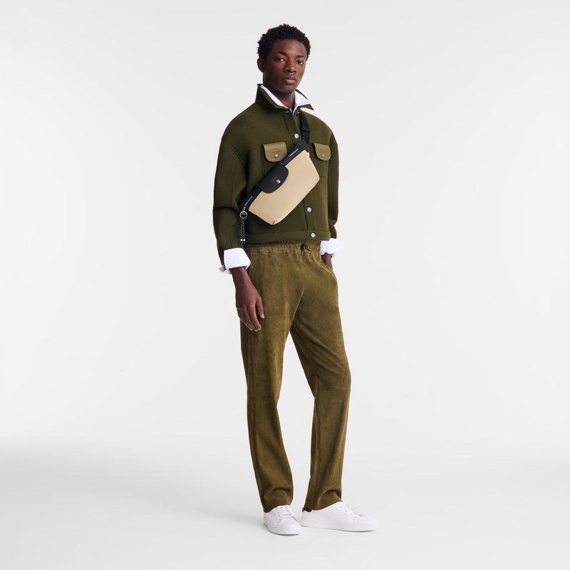 Le Pliage Collection M Belt bag Clay - Canvas