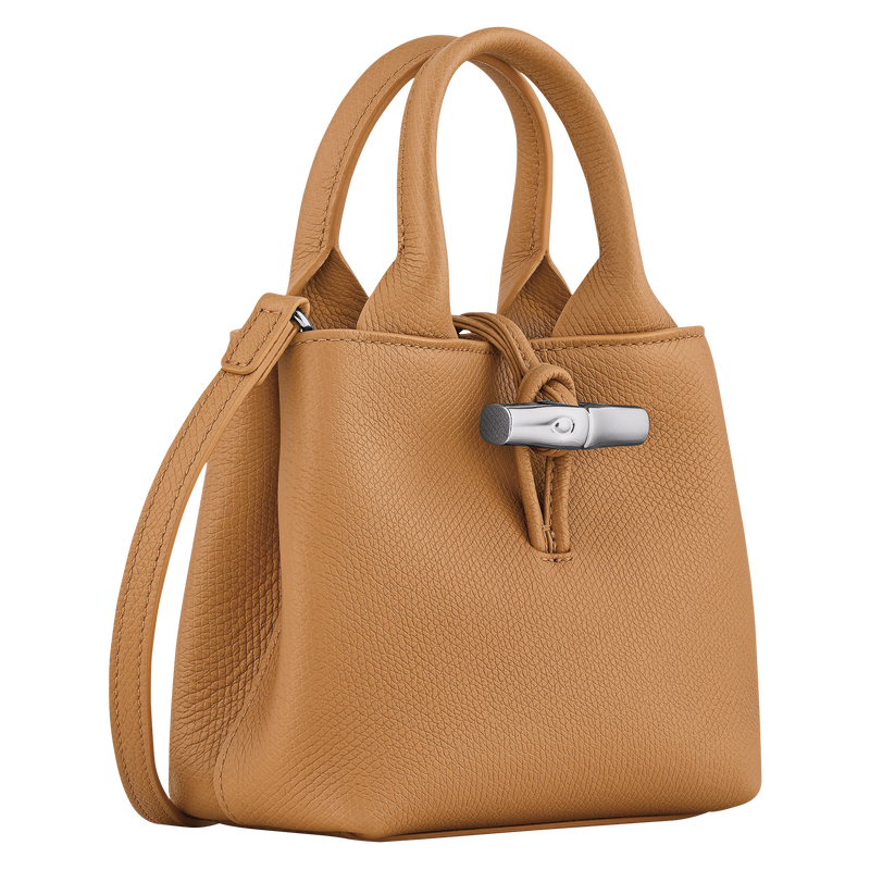 Le Roseau XS Handbag Walnut - Leather