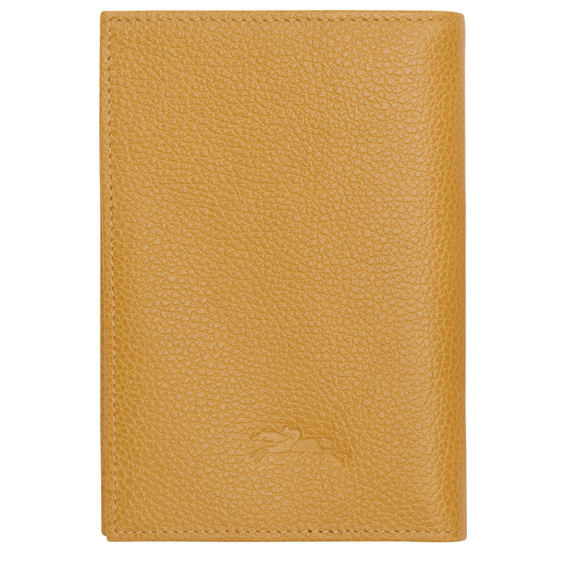 Le Foulonné Passport cover Nutmeg - Leather