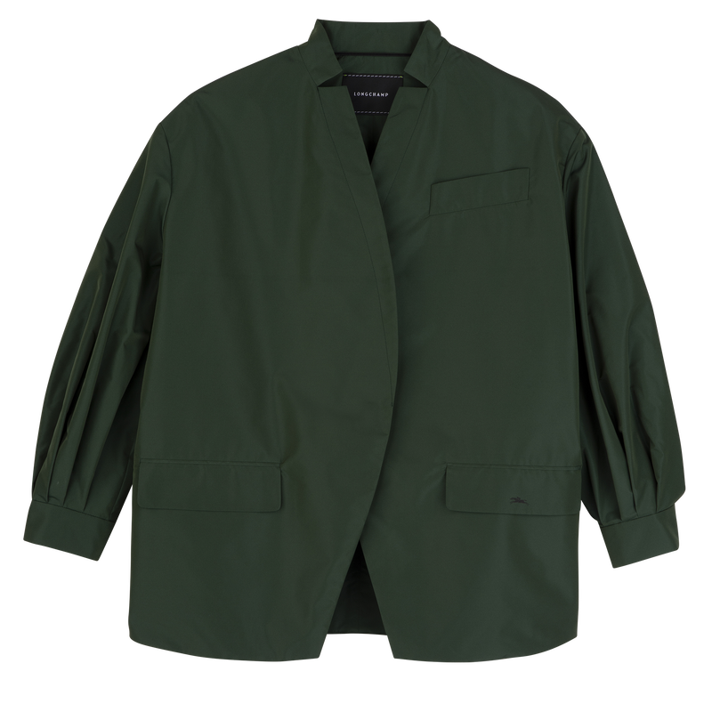 Kimono jacket British Green - Technical taffeta