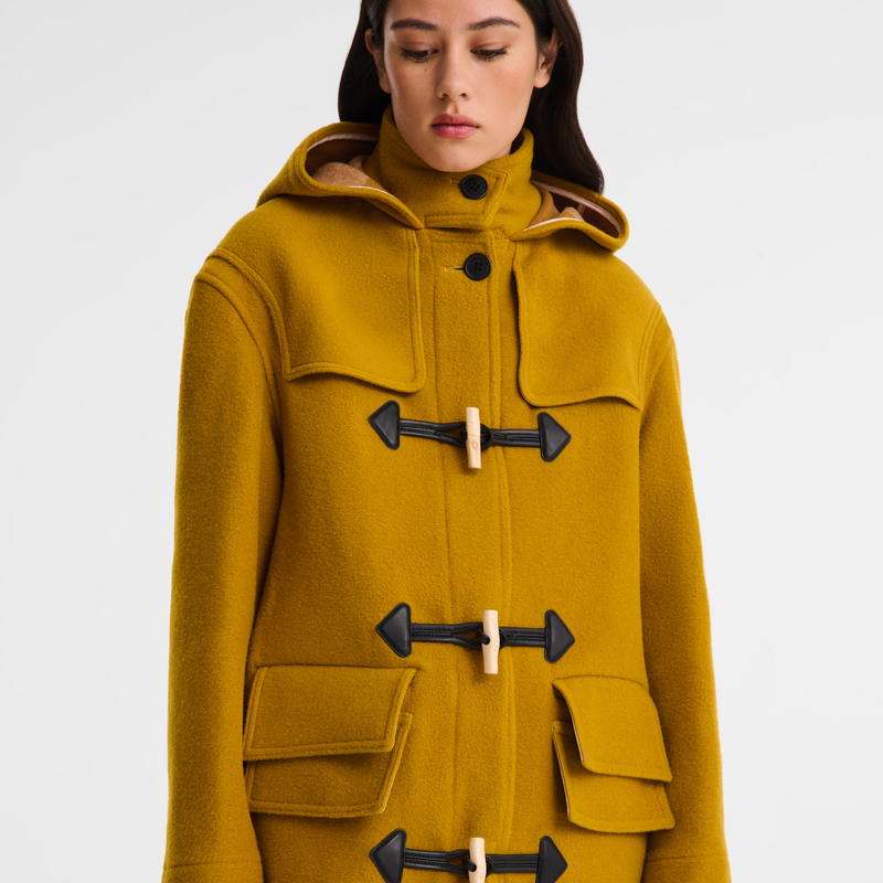 Duffle Coat Nutmeg - Double-faced wool cloth