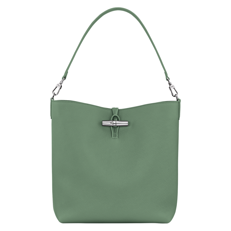 Le Roseau M Hobo bag Oregano - Leather