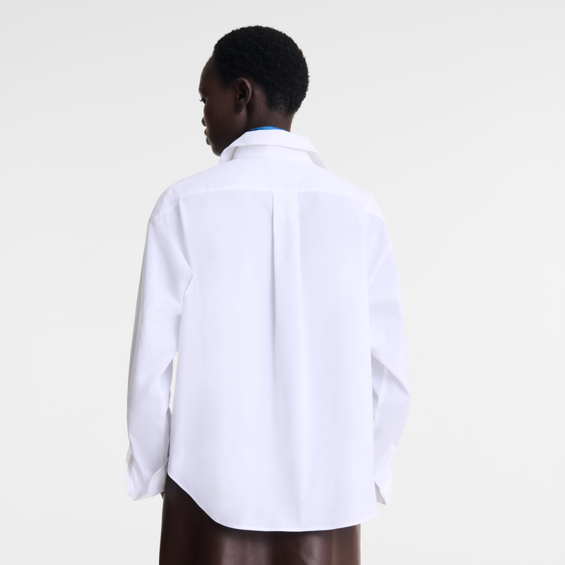Shirt White - Popelin