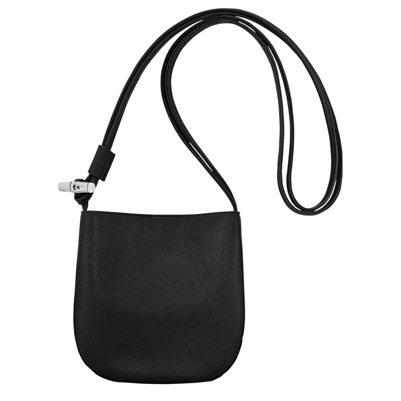 Le Roseau S Crossbody bag Black - Leather