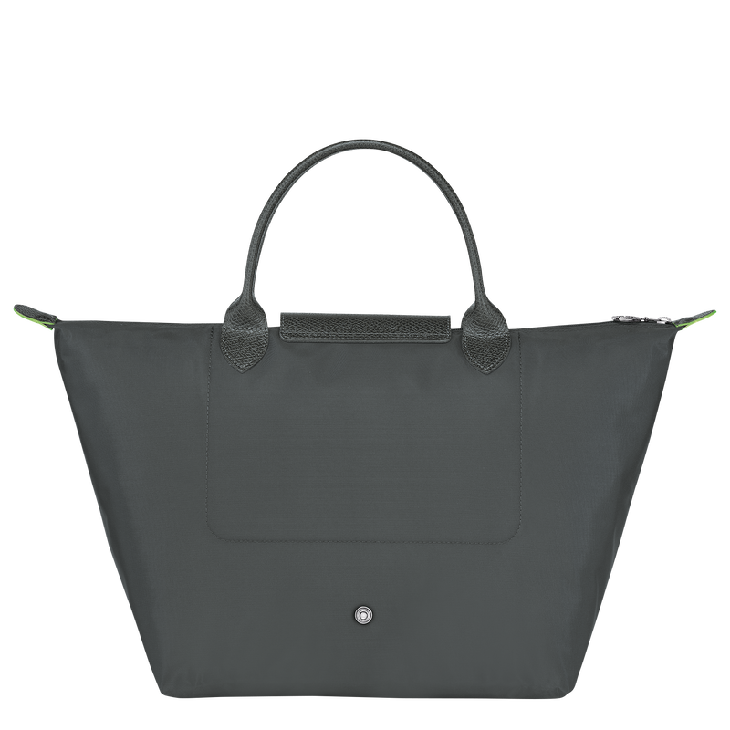 Le Pliage Green M Handbag Graphite - Recycled canvas