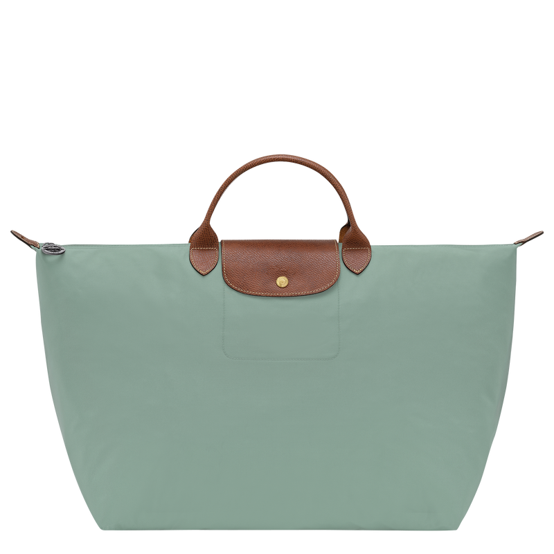 Le Pliage Original L Travel bag Celadon - Recycled canvas