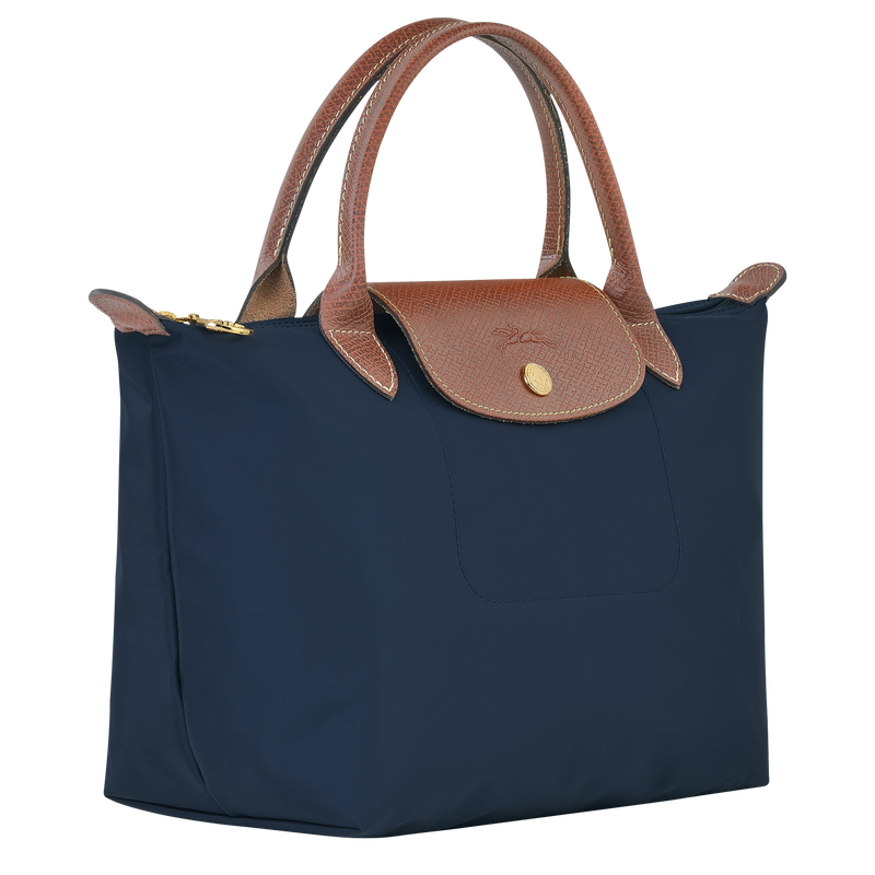 Le Pliage Original S Handbag Navy - Recycled canvas