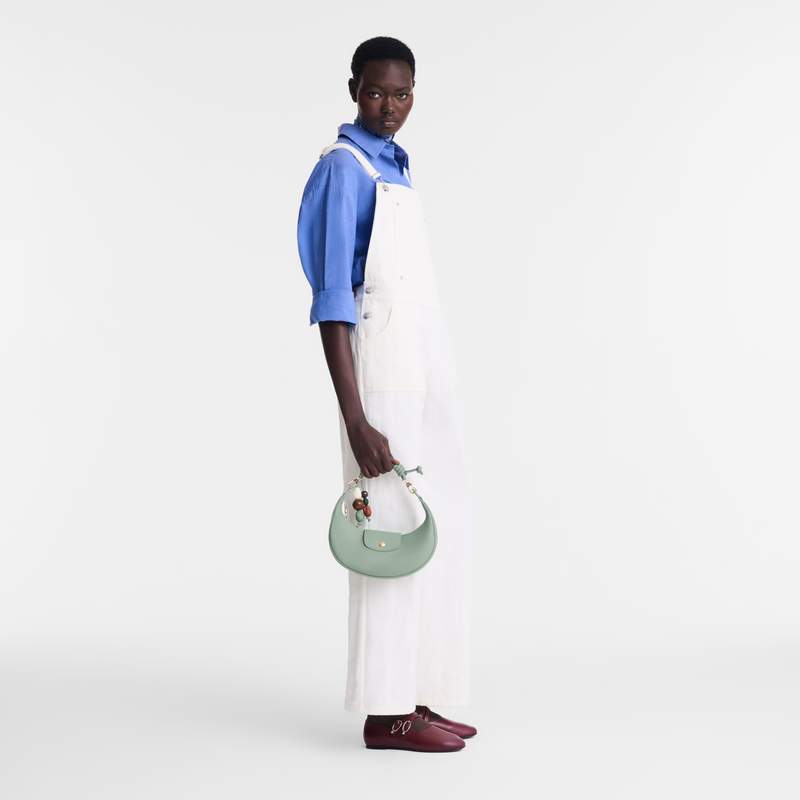 Le Pliage Xtra M Shoulder bag Celadon - Leather