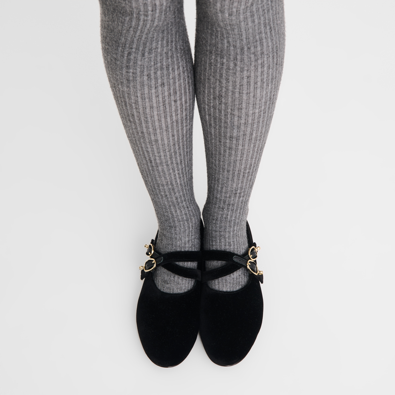 Le Foulonné Ballerinas Black - Leather