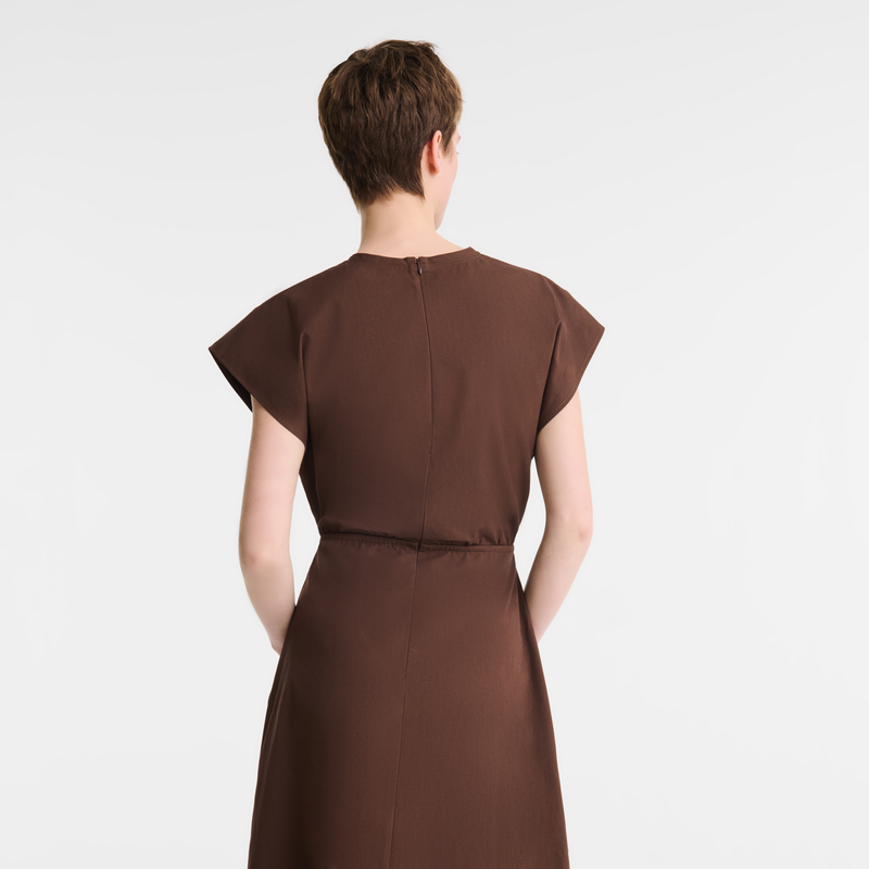 Dress Chocolate - Popelin