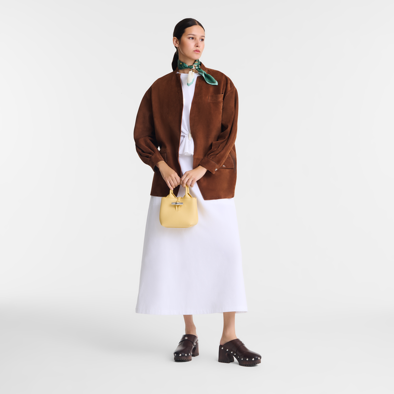 Le Roseau XS Handbag Yellow Chick - Leather