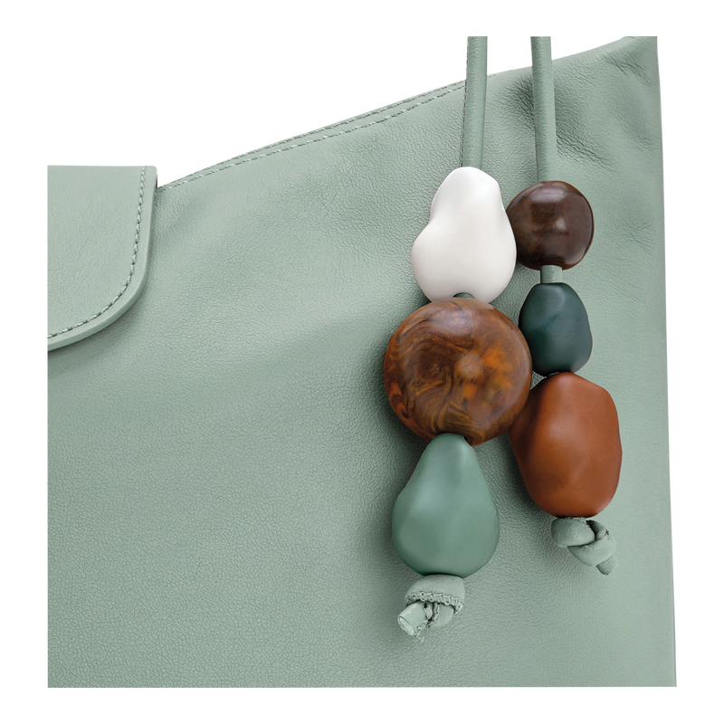 Le Pliage Xtra M Hobo bag Celadon - Leather