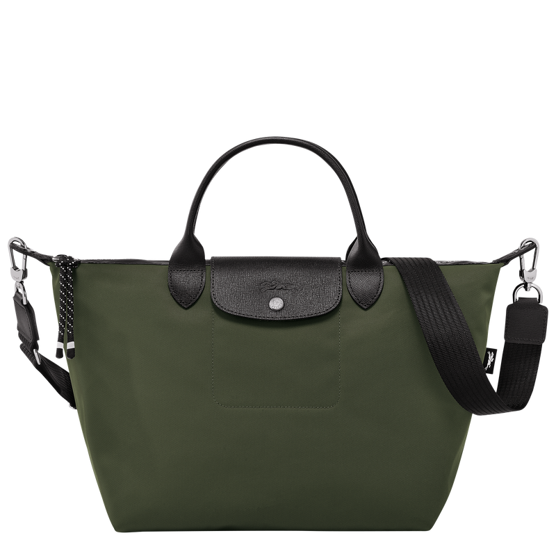 Le Pliage Energy L Handbag Khaki - Recycled canvas