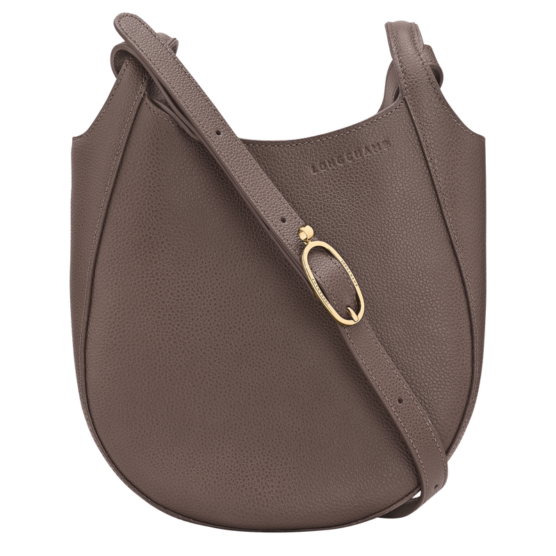 Le Foulonné S Crossbody bag Taupe - Leather