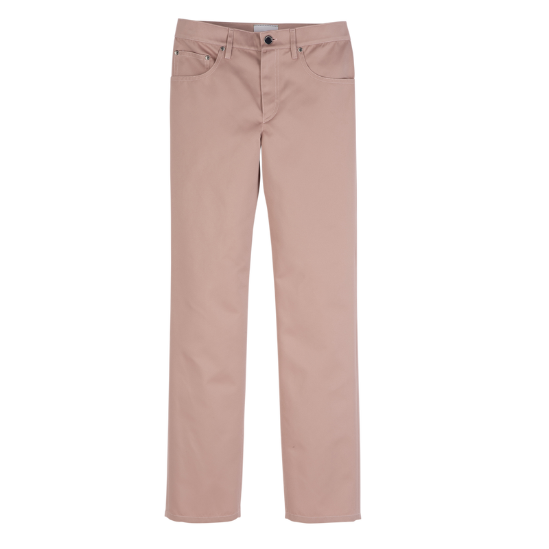Trousers Pink Tea - Techno satin
