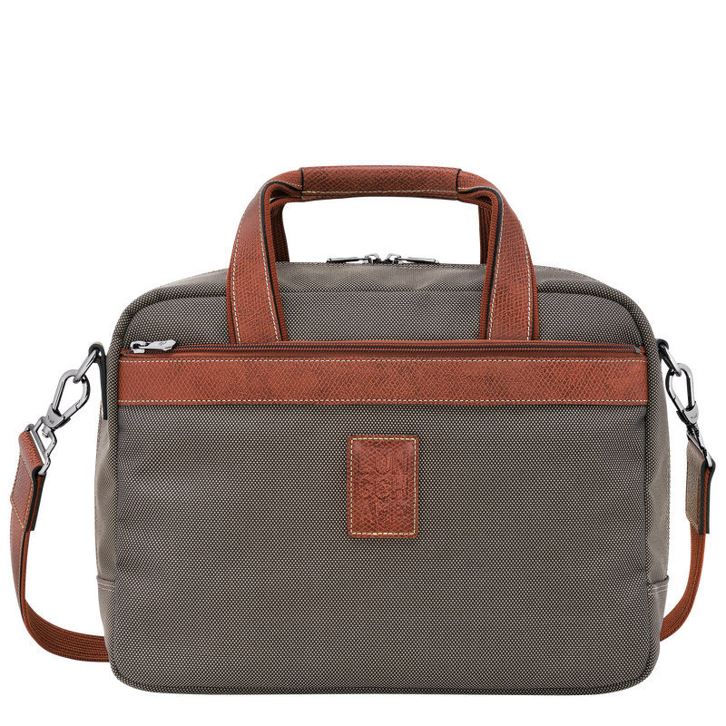 Boxford S Travel bag Brown - Recycled canvas