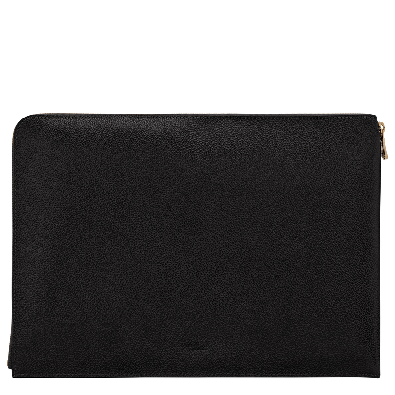Le Foulonné Laptop case Black - Leather