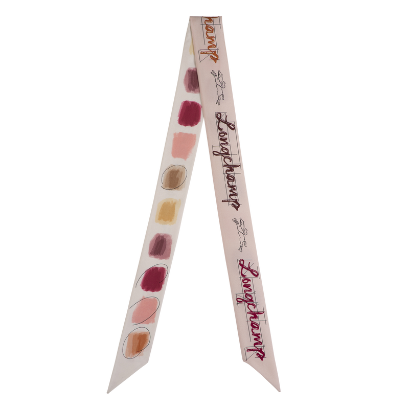 La Palette Longchamp Headband Petal Pink - Silk