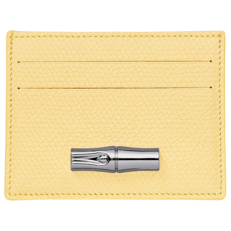Le Roseau Card holder Yellow Chick - Leather
