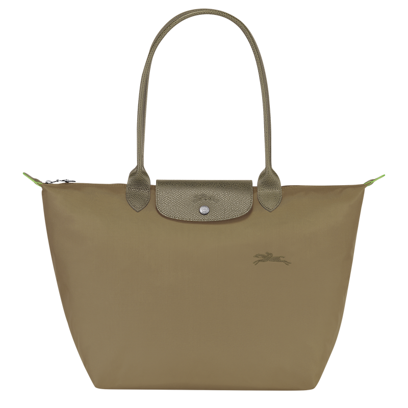 Le Pliage Green L Tote bag Artichoke - Recycled canvas