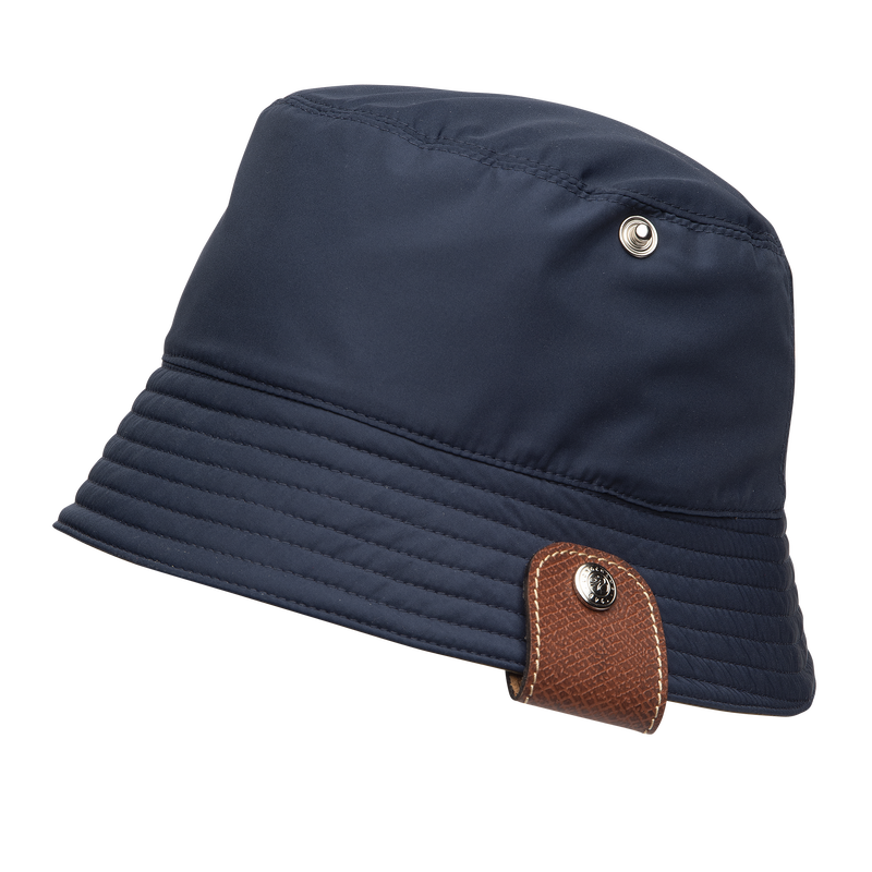 Reversible bucket hat Navy/Artichoke - Technical taffeta