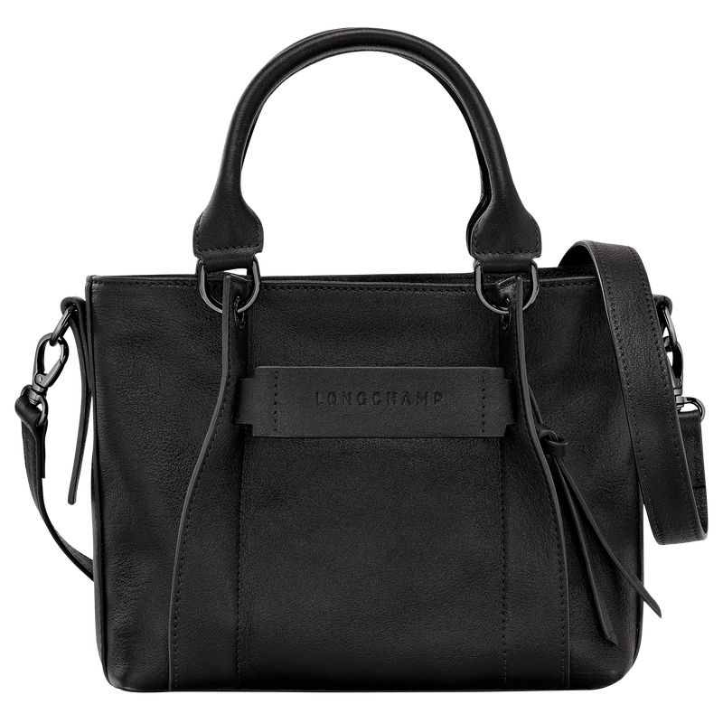 Longchamp 3D S Handbag Black - Leather