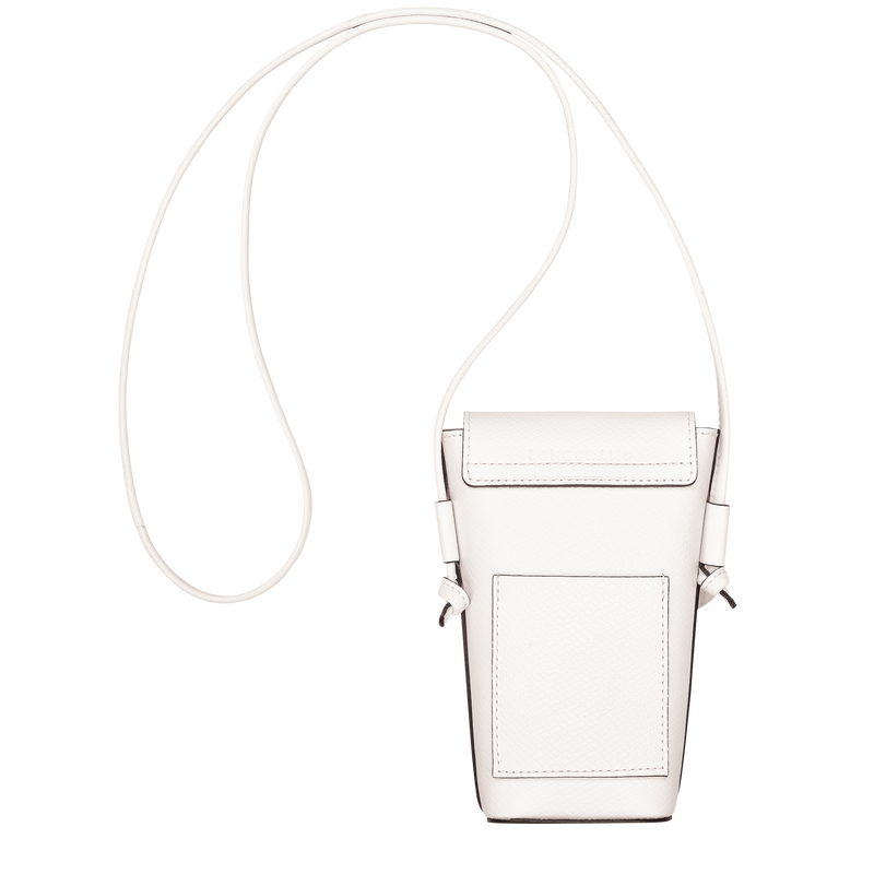 Épure Phone case with leather lace White - Leather