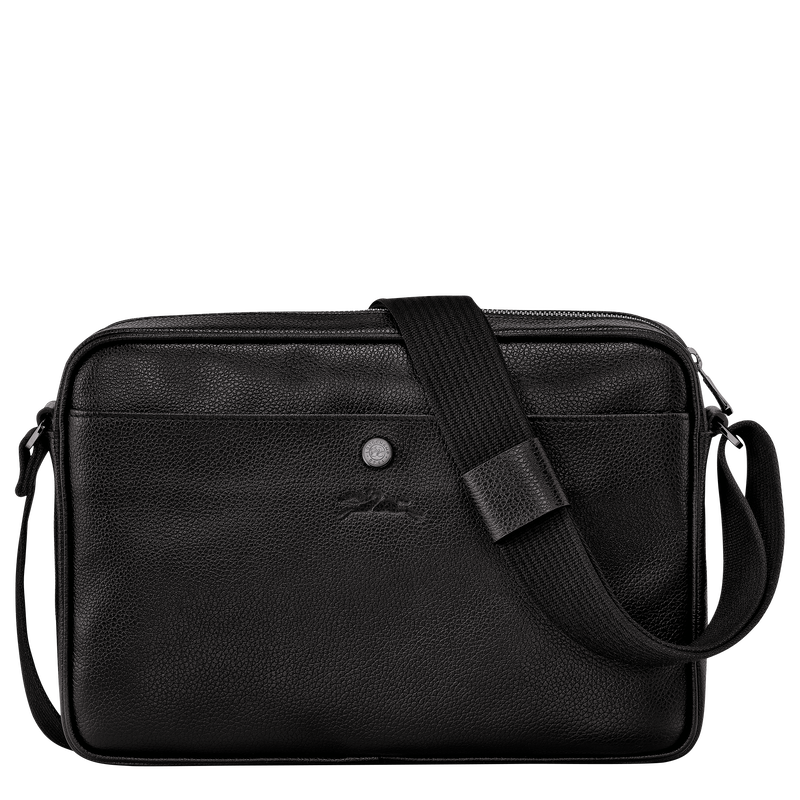 Le Foulonné M Camera bag Black - Leather