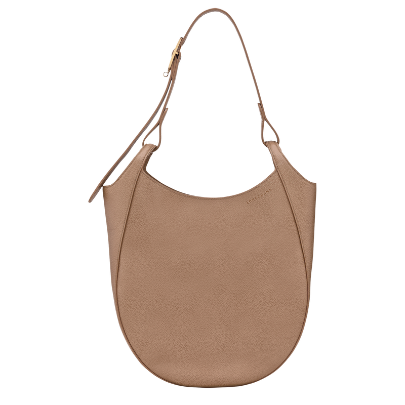 Le Foulonné L Hobo bag Biscuit - Leather