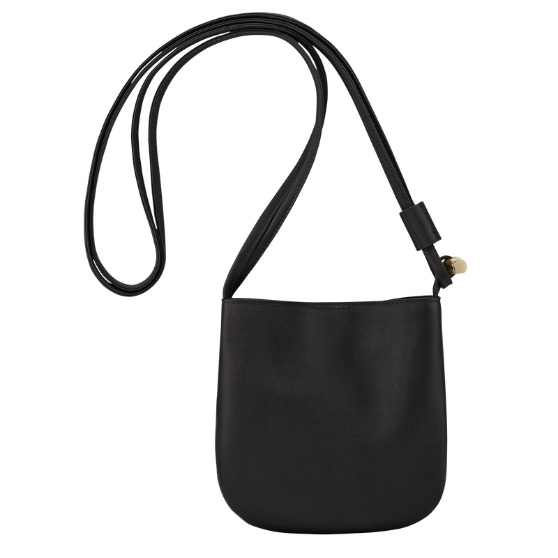 Le Roseau S Crossbody bag Black - Leather