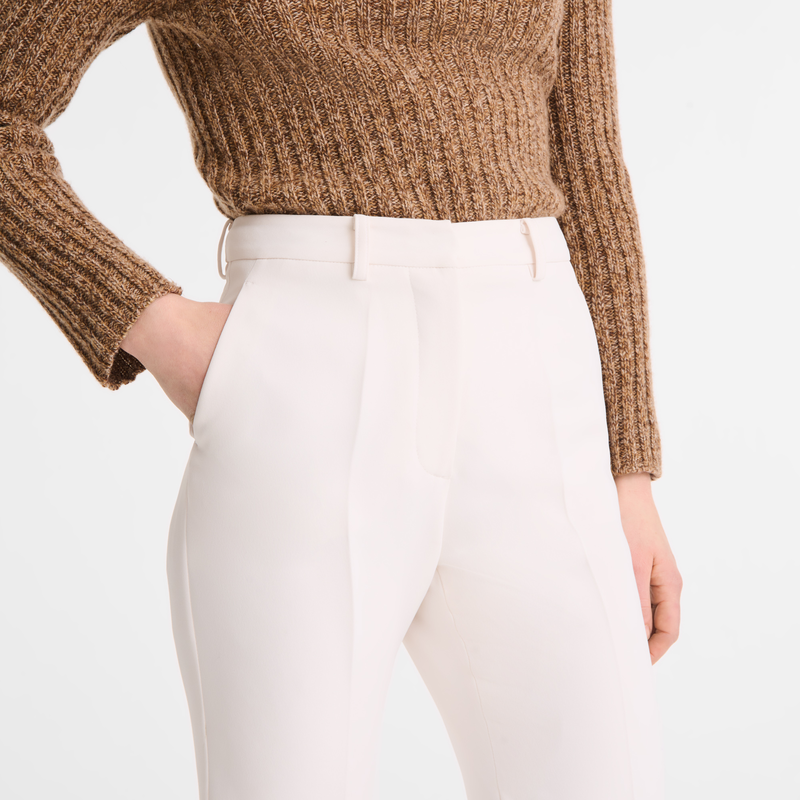Trousers Ecru - Crepe