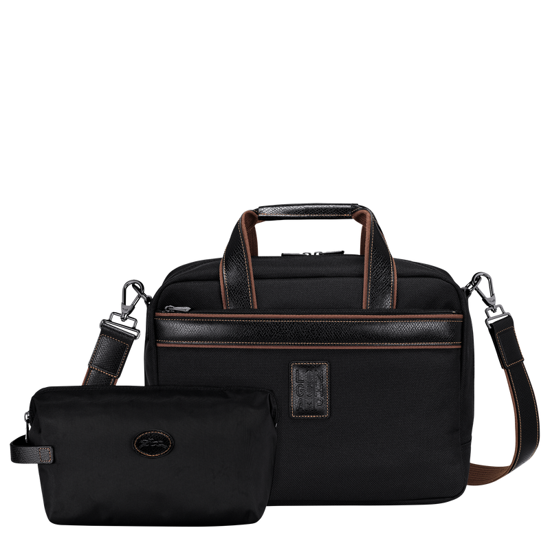 Boxford S Travel bag Black - Recycled canvas