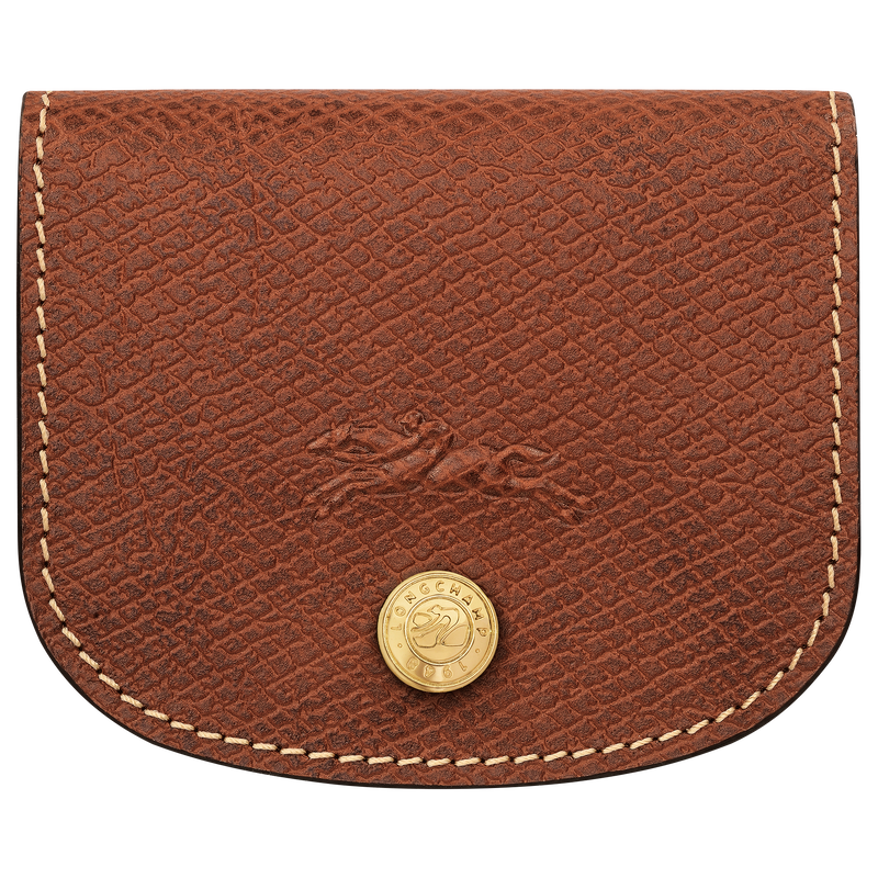 Épure Card holder Brown - Leather